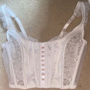 Victoria’s Secret White Corset Bra